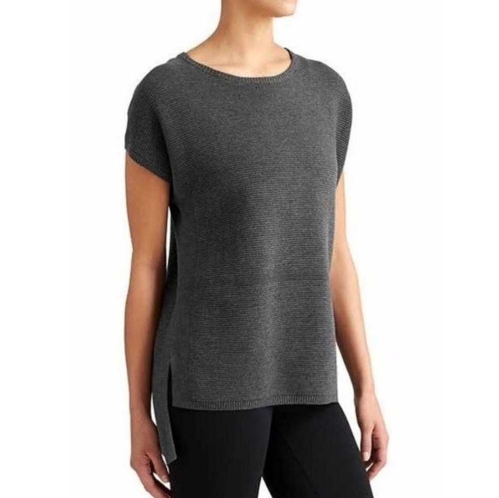 Athleta Gray Aster Tunic Sweater